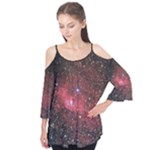 NGC7635 Flutter Sleeve T-Shirt 