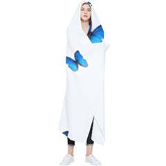 Butterfly-blue-phengaris Wearable Blanket by saad11