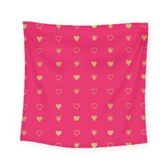 Illustrations Heart Pattern Design Square Tapestry (small) by Maspions