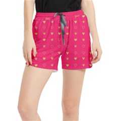 Illustrations Heart Pattern Design Women s Runner Shorts