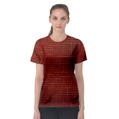 Grid Background Pattern Wallpaper Women s Sport Mesh T-shirt