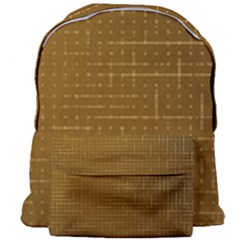 Anstract Gold Golden Grid Background Pattern Wallpaper Giant Full Print Backpack