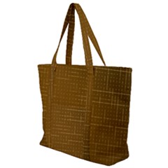 Anstract Gold Golden Grid Background Pattern Wallpaper Zip Up Canvas Bag