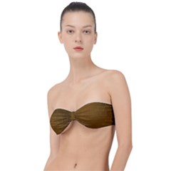 Anstract Gold Golden Grid Background Pattern Wallpaper Classic Bandeau Bikini Top 