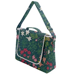 Spring Small Flowers Box Up Messenger Bag by AlexandrouPrints