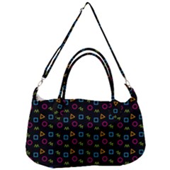 Background Ornamental Pattern Removable Strap Handbag