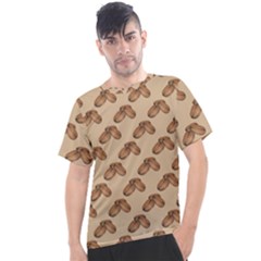 Coffee Beans Pattern Texture Men s Sport Top