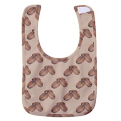 Coffee Beans Pattern Texture Baby Bib