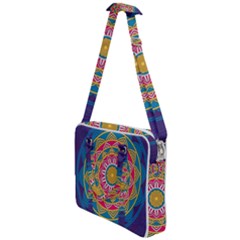 Abstract Digital Artwork Cross Body Office Bag