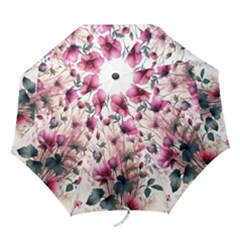Flora Floral Flower Petal Folding Umbrellas