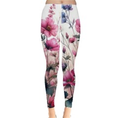 Flora Floral Flower Petal Everyday Leggings 