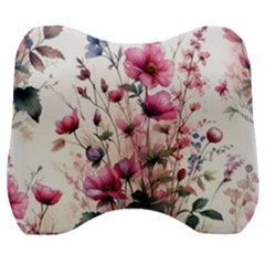 Flora Floral Flower Petal Velour Head Support Cushion