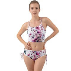 Flora Floral Flower Petal Mini Tank Bikini Set