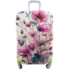 Flora Floral Flower Petal Luggage Cover (Large)