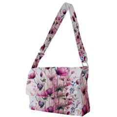 Flora Floral Flower Petal Full Print Messenger Bag (s)