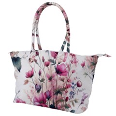 Flora Floral Flower Petal Canvas Shoulder Bag