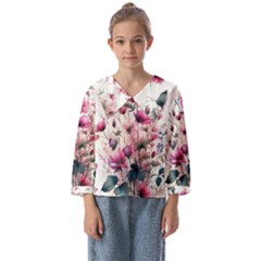 Flora Floral Flower Petal Kids  Sailor Shirt