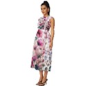 Flora Floral Flower Petal Sleeveless Round Neck Midi Dress View2