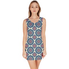 Abstract Mandala Seamless Background Texture Bodycon Dress