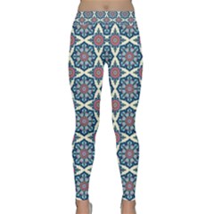 Abstract Mandala Seamless Background Texture Classic Yoga Leggings