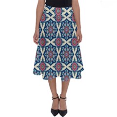 Abstract Mandala Seamless Background Texture Perfect Length Midi Skirt by Maspions