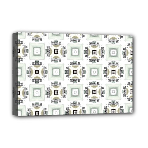 Background Pattern Retro Vintage Deluxe Canvas 18  X 12  (stretched)