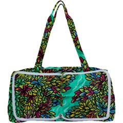 Background Leaves River Nature Multi Function Bag by Maspions