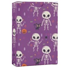 Skull Halloween Pattern Playing Cards Single Design (rectangle) With Custom Box by Maspions