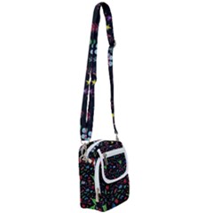 New Year Christmas Background Shoulder Strap Belt Bag