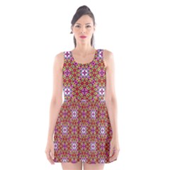 Illustrations Background Pattern Mandala Seamless Scoop Neck Skater Dress