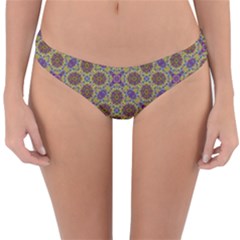 Art Illustrations Background Pattern Mandala Seamless Reversible Hipster Bikini Bottoms by Maspions