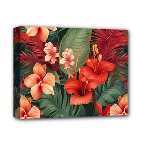 Tropical Flower Bloom Deluxe Canvas 14  X 11  (stretched)