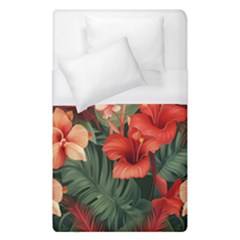 Tropical Flower Bloom Duvet Cover (single Size) by Maspions