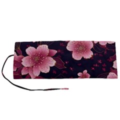 Flower Sakura Bloom Roll Up Canvas Pencil Holder (s) by Maspions