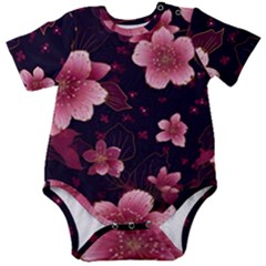 Flower Sakura Bloom Baby Short Sleeve Bodysuit