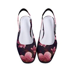 Flower Sakura Bloom Women s Classic Slingback Heels