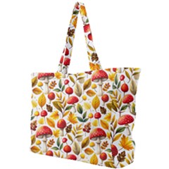 Mushroom Autumn Fall Simple Shoulder Bag