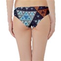 Fractal Triangle Geometric Abstract Pattern Hipster Bikini Bottoms View2