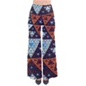 Fractal Triangle Geometric Abstract Pattern So Vintage Palazzo Pants View1