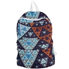 Fractal Triangle Geometric Abstract Pattern Foldable Lightweight Backpack