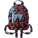 Fractal Triangle Geometric Abstract Pattern Mini Full Print Backpack View2