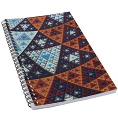 Fractal Triangle Geometric Abstract Pattern 5 5  X 8 5  Notebook