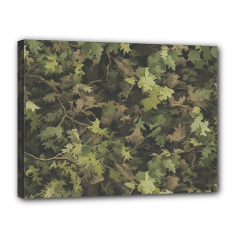 Camouflage Military Canvas 16  X 12  (stretched)
