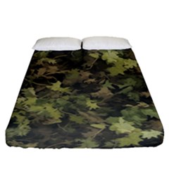 Camouflage Military Fitted Sheet (queen Size) by Ndabl3x