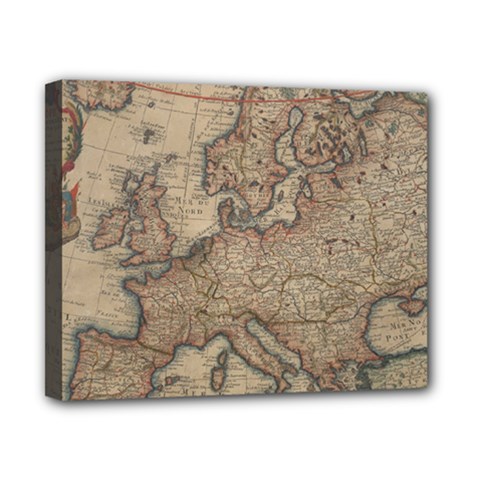 Old Vintage Classic Map Of Europe Canvas 10  X 8  (stretched)