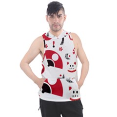 Assorted Illustration Lot Japan Fundal Japanese Men s Sleeveless Hoodie