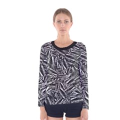 Monochrome Mirage Women s Long Sleeve T-shirt