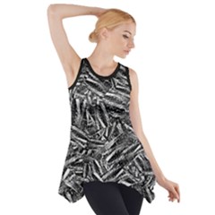 Monochrome Mirage Side Drop Tank Tunic