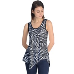 Monochrome Mirage Sleeveless Tunic