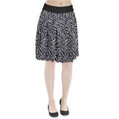 Monochrome Mirage Pleated Skirt